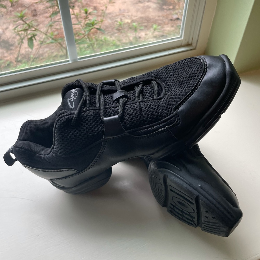Black Capezio Hip Hop Dance Sneakers